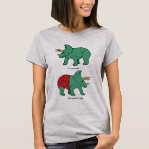 Camiseta Tricerátops e Tricerabótopos