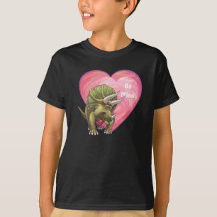 Camiseta Triceratops no dia dos namorados do amor