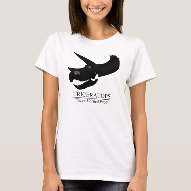 Camiseta Triceratops Skull (Frente)