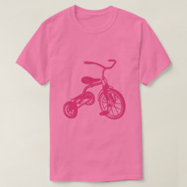 Camiseta Triciclo de criança rosa
