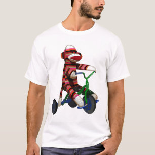 Camiseta Triciclo de Macaco de Meia
