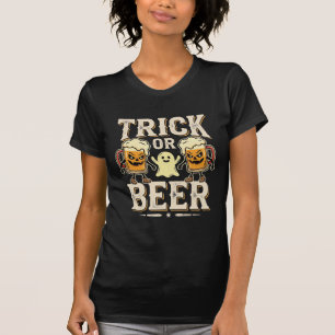 Camiseta Trick or Beer Design de Cerveja de Halloween_1