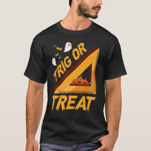 Camiseta Trick Or Teach Floral Groovy Fantasma Retro Profes