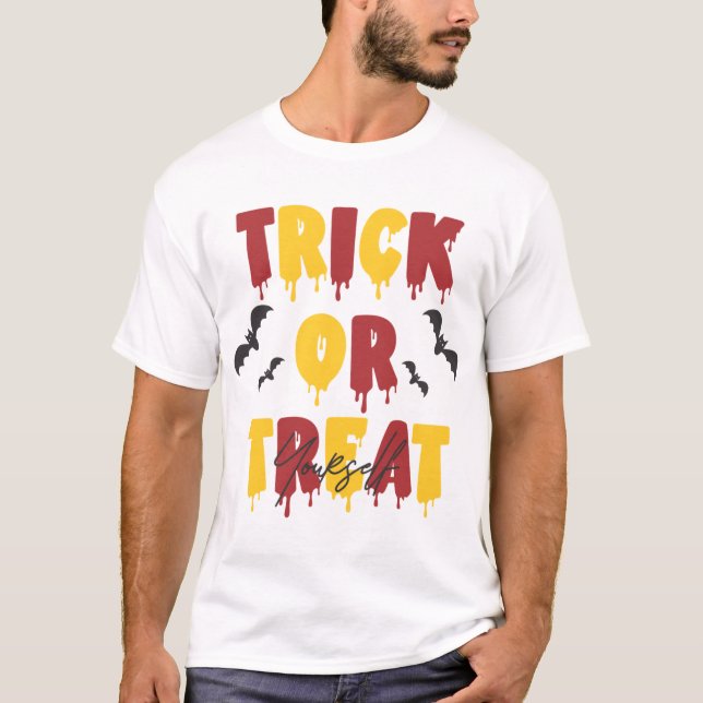 Camiseta Trick Or Treat (Frente)