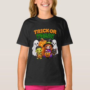 Camiseta Trick or Treat - Amigos Fofos de Halloween 