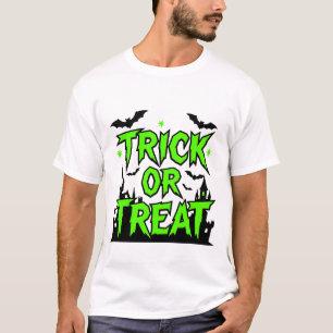 Camiseta Trick or Treat Assustador Halloween
