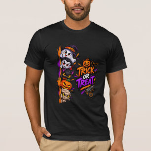 Camiseta Trick or Treat – Equipe Assustadora de Halloween
