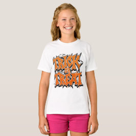 Camiseta Trick Or Treat Grafite