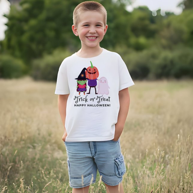 Camiseta Trick or treat halloween  (Criador carregado)