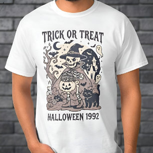 Camiseta Trick Or Treat Halloween Clássico 1992