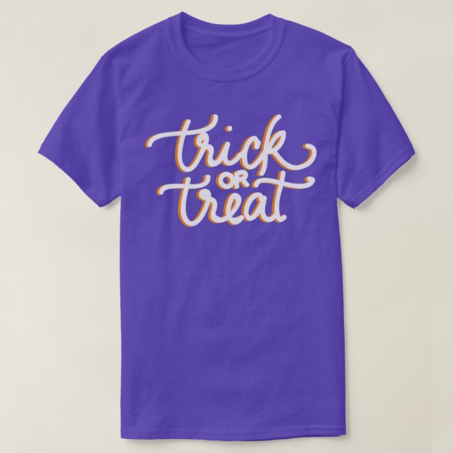 Camiseta Trick or Treat II (Frente do Design)