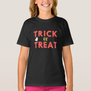 Camiseta Trick Or Treat Mulheres & Crianças Negras