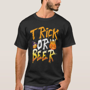 Camiseta Trick Ou Bebida Halloween Pumpkin Costume Álcool M