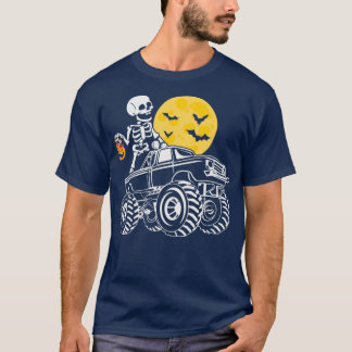 CAMISETA TRICK OU TRAT MONSTER TRUCK HALLOWEEN