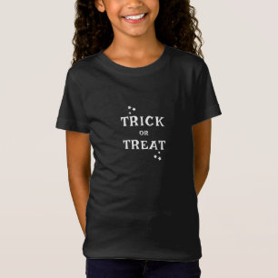 Camiseta Trick ou trata as garotas do Dia das Bruxas Negras