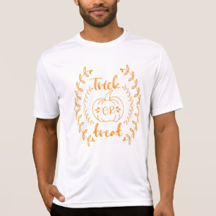 Camiseta Trick ou trata no quadro de plantas T-Shirt