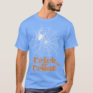 Camiseta Trick ou Tratar aranha, aranha e morcegos