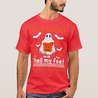 Camiseta Trick Ou Tratar Cheira A Minha Malha De Fantasma D