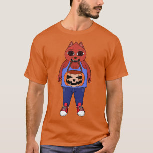 Camiseta Trick ou Tratar Gato