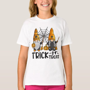 Camiseta Trick Ou Tratar Gnomos De Halloween