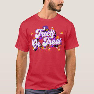 Camiseta Trick Ou Tratar O Dia de as Bruxas engraçado De Mi
