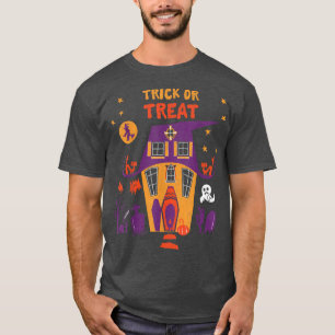 Camiseta Trick Ou Tratar O Halloween Spooky Goblins Assombr