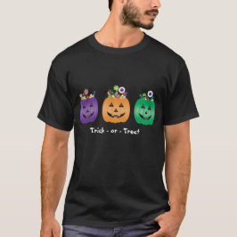 Camiseta Trick Ou Tratar O Jack De Halloween O Lantern Cand