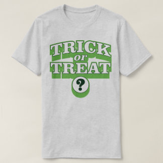 Camiseta Trick Ou Tratar O Slogan T-Shirt Do Figurino De Ha