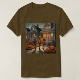Camiseta Trick Ou Tratar T-Shirt De Halloween