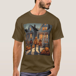 Camiseta Trick Ou Tratar T-Shirt De Halloween