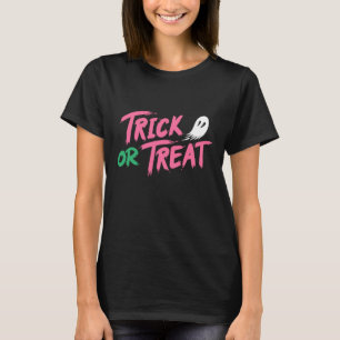 Camiseta Trick ou Tratar T-Shirt Fantasma