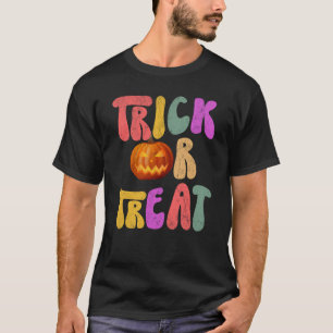Camiseta Trick ou Trate a Abóbora do Halloween
