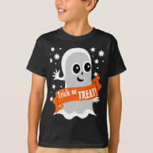 Trick ou Trate o Fantasma de Halloween Amigável