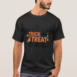 Camiseta Trick ou trate você mesmo T-Shirt - Diversão do Di