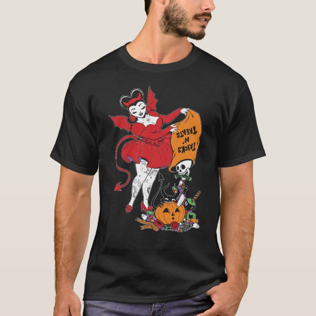 Camiseta Trick ou Treat SindiT-Shirt (Frente)