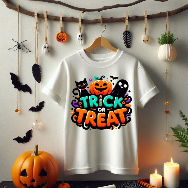 Camiseta Trick ou Treat T-shirt (Trick or Treat T-shirt )