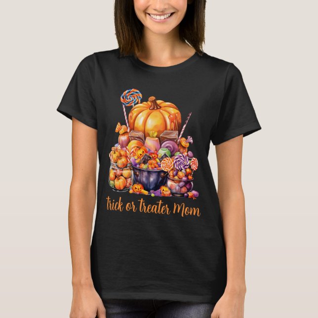Camiseta Trick ou Treator Mãe (Frente)