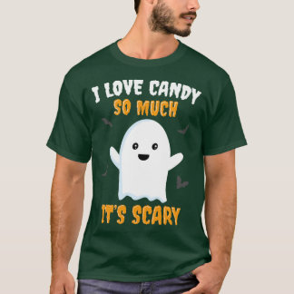 Camiseta Trick ou Treine Doces Ghost Boys Bonitos Meninas E