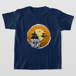 Camiseta Trick ou Treine o Figurino Feliz de Halloween