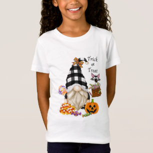 Camiseta Trick ou Treine o Halloween Gnomo
