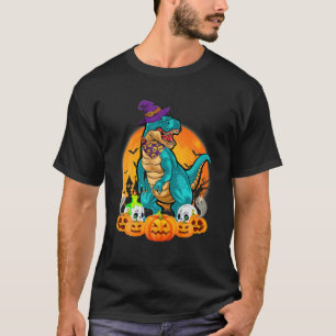 Camiseta Trick Rawr Tratat Rex Halloween 2022 Trick Ou Trea