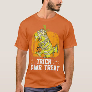 Camiseta Trick Rawr Treat Halloween Costume Pumpkin Dinosau