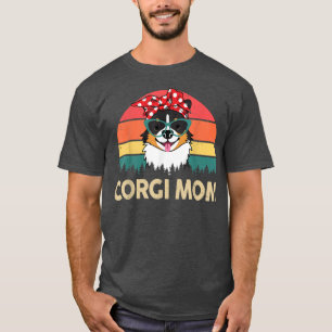Camiseta Tricolor Corgi Mãe, presentes Tricolorido Corgi pa