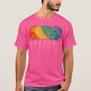 Camiseta Tricotador de Fio Arco-íris Amante de Fio Ama Tric