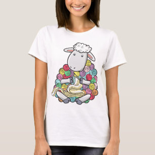 Camiseta Tricotar Pastores de Oveleira de Oveleira Lã de F