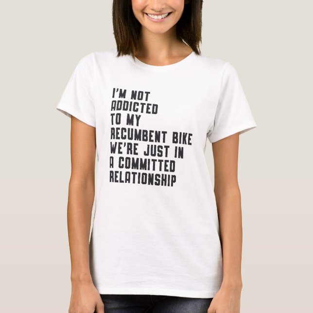 Camiseta Tricycle Triker Recumbent Bike Trike Retro (Frente)