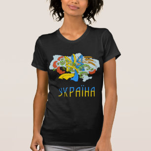 Camiseta Trident Ucraniano Ama Ucrânia Bandeira Tryzub Grap