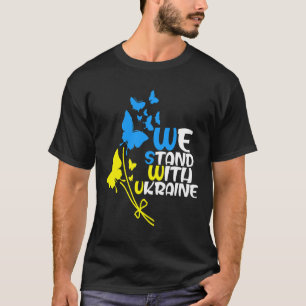 Camiseta Tridente da Ucrânia Bandeira da Ucrânia Bandeira U