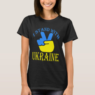 Camiseta Tridente da Ucrânia Bandeira da Ucrânia Bandeira U