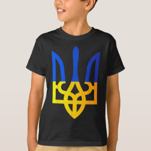 Camiseta Tridente da Ucrânia Símbolo Nacional Bandeira Ucra